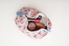 Block Print Quilted Makeup Bag
