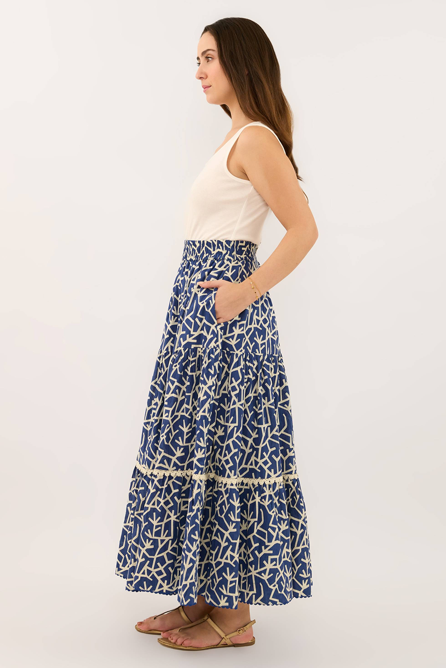 Alia Skirt in Aegean