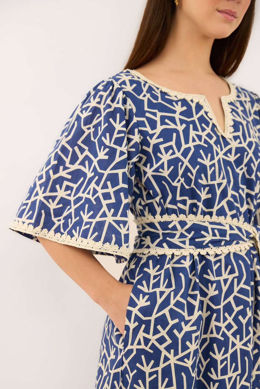 Amba Keepsake Maxi Dress in Aegean
