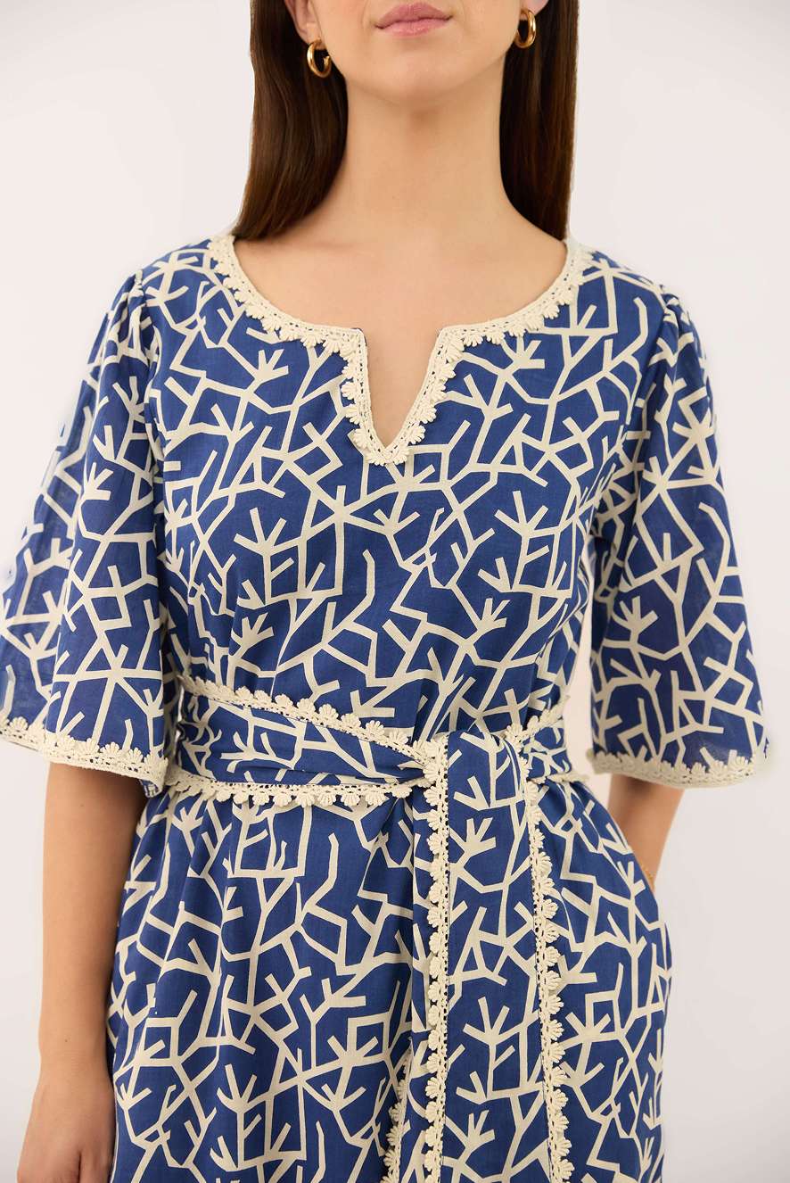 Amba Keepsake Maxi Dress in Aegean