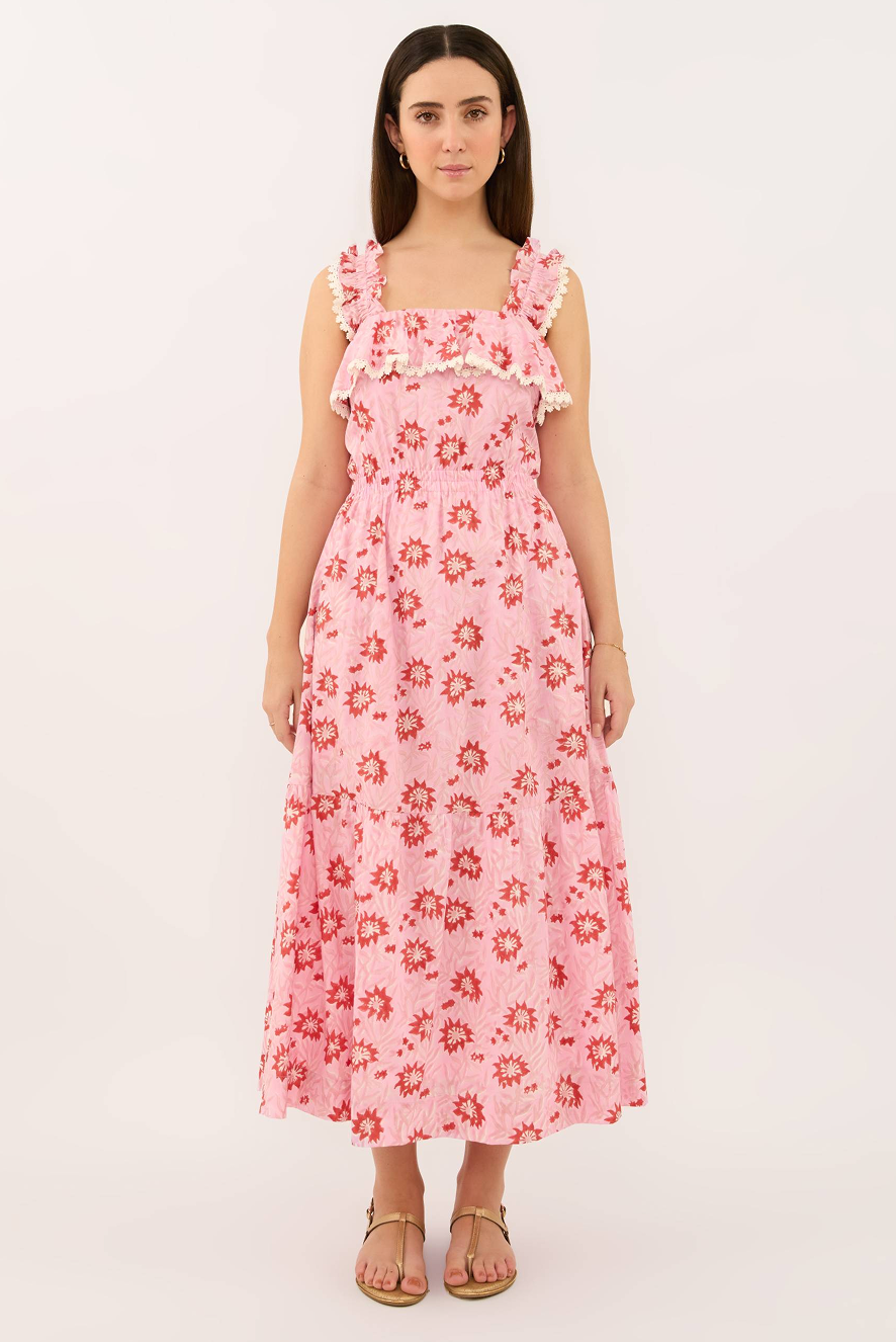 Ines Allways Dress in Cerise