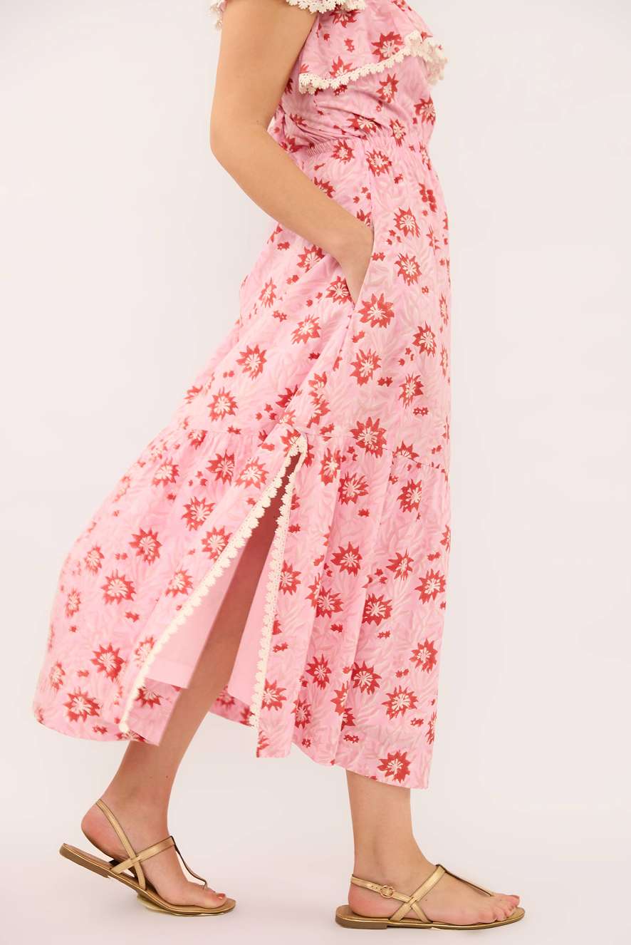 Ines Allways Dress in Cerise