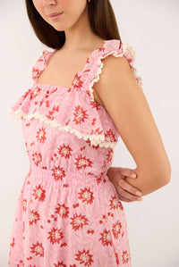 Ines Allways Dress in Cerise