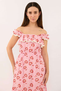 Ines Allways Dress in Cerise